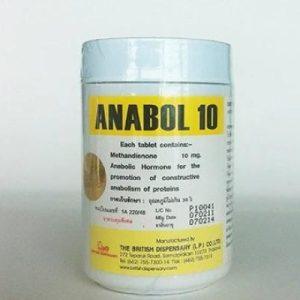 Buy Anabol 10mg x 250 tabs, British Dispensary